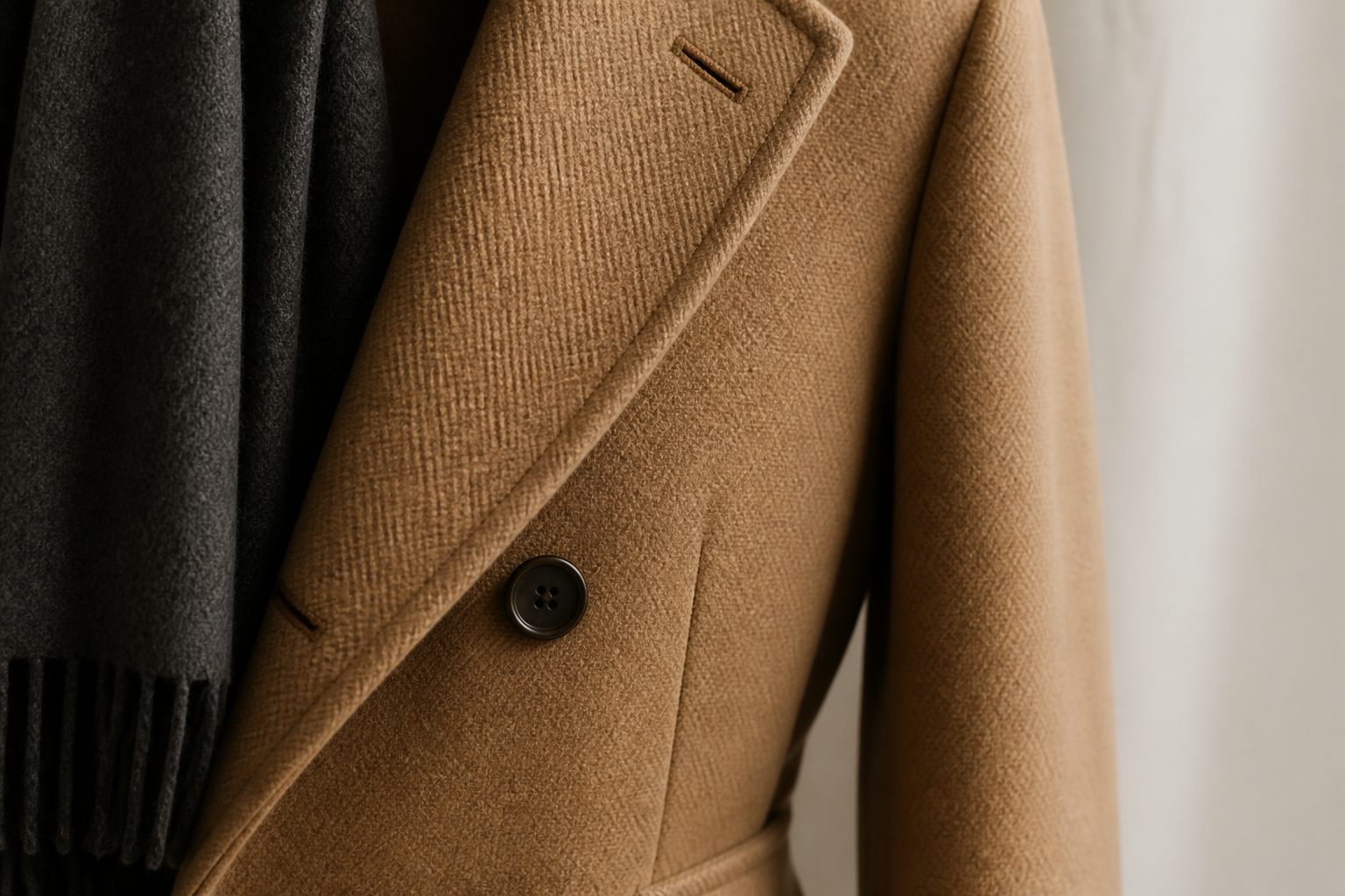 Camel overcoat